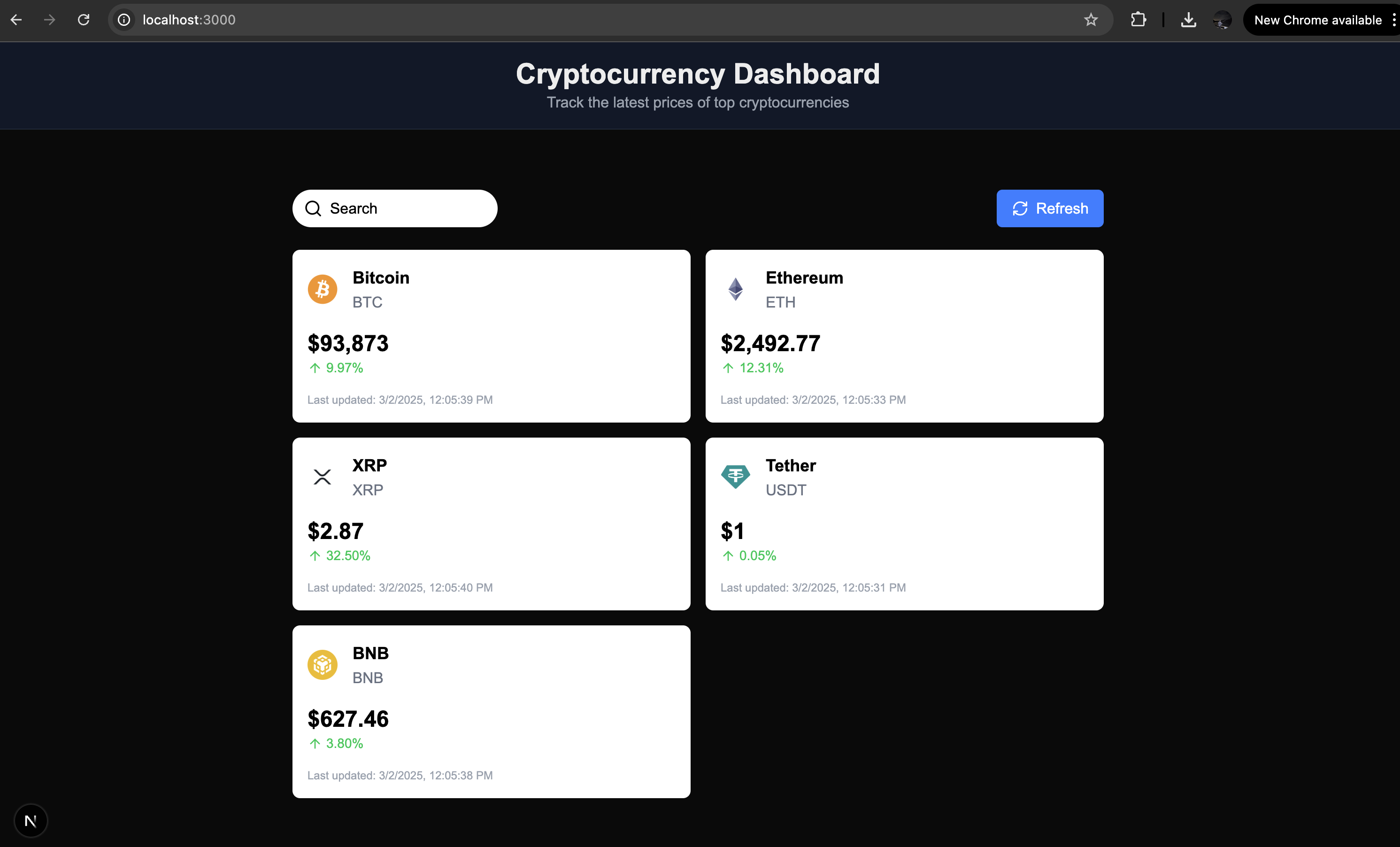 Crypto Trading & Analysis Platform project image